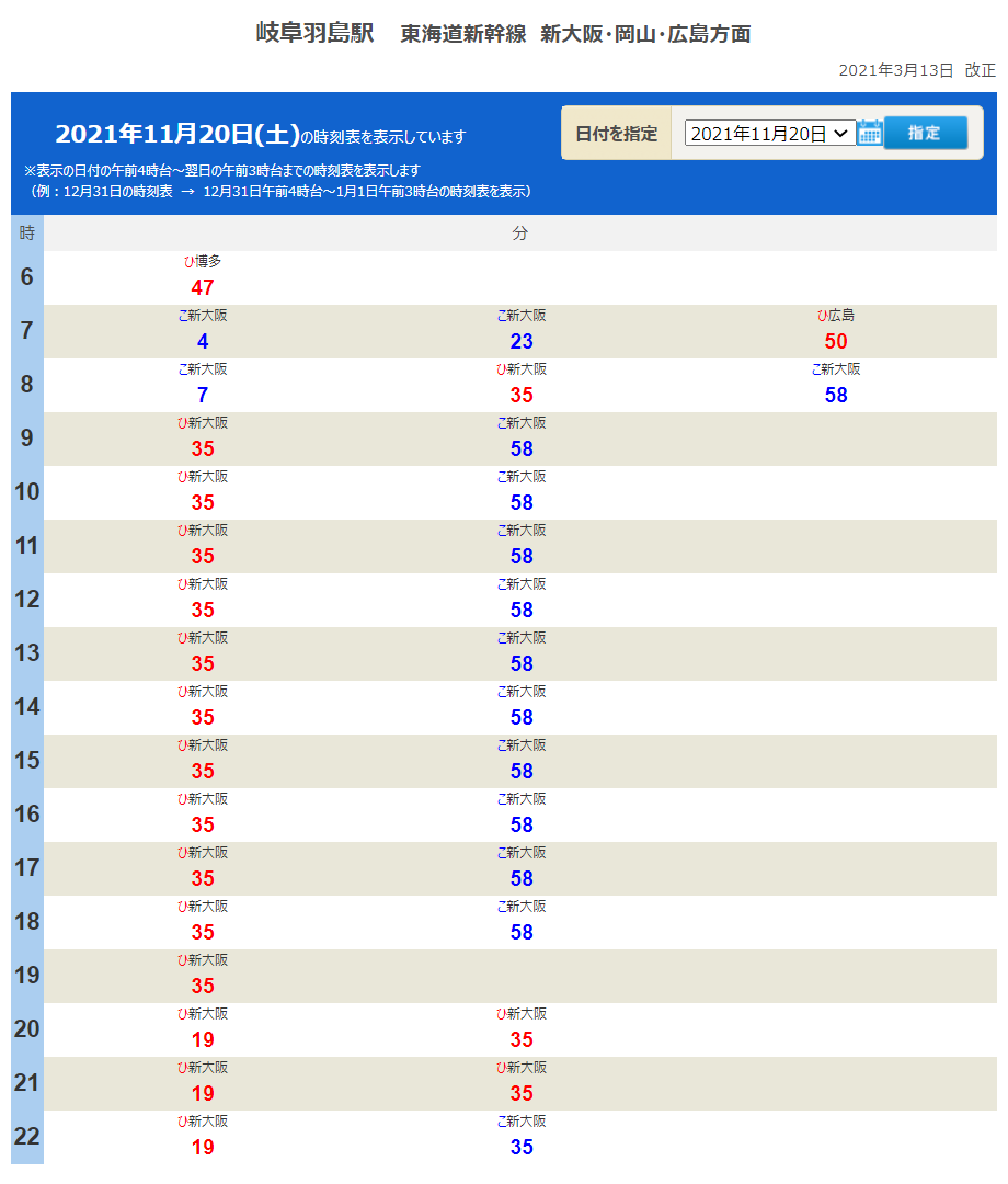 JR京都駅 ポケット時刻表の変遷 – 地域研究と分析の林