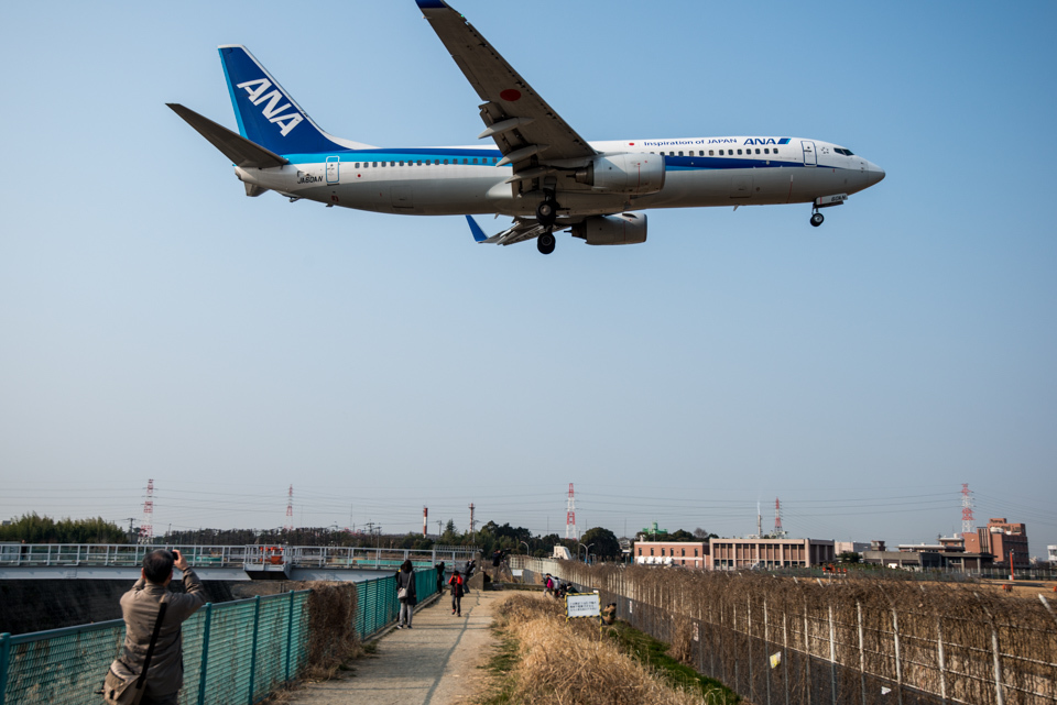 大迫力！千里川土手で着陸する旅客機を間近に 伊丹空港周辺- ゆっきいDAYS