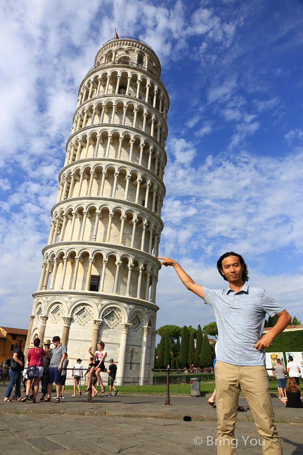 遺漏了義大利的經典 ? 比薩斜塔下車時候領隊說自由時間1小時大家立刻「蛤～」覺得很好笑😂😂 都想拍照就走了