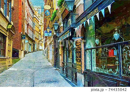 ロンドンの町並み 10487001111 の写真・イラスト素材アマナイメージズ