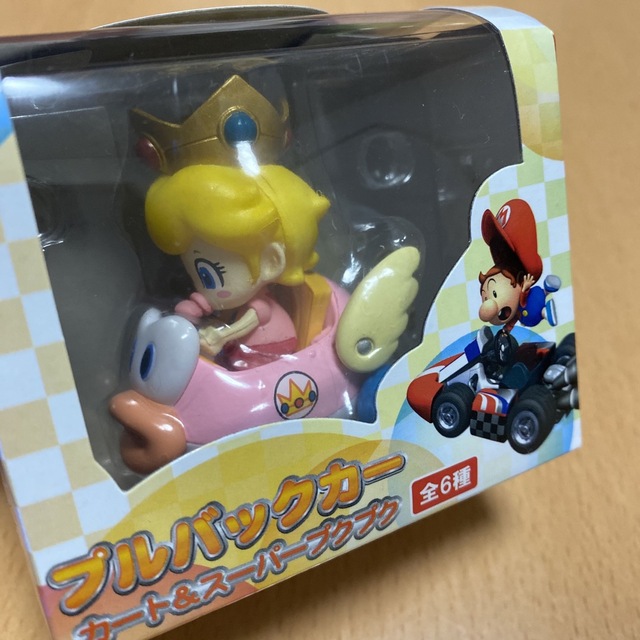 マリオカートプルバックカーカート&スーパープクプクベビィマリオ
