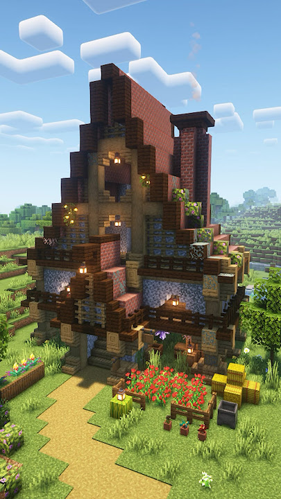 ドーム型屋根に挑戦！ : トシヤのゆっくりマイクラPE