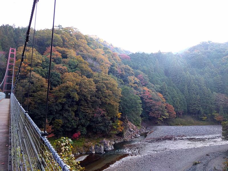 岐阜県・大垣市-多良峡森林公園吊橋