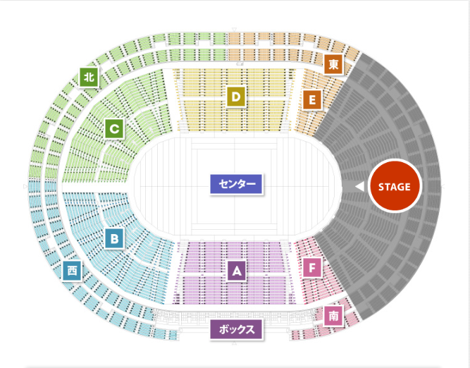 横浜アリーナの座席表なのですが、小さく書いてある数字が被っていたりするのはな- Yahoo!知恵袋