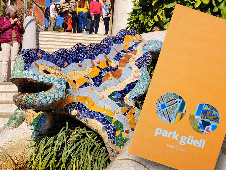 H.I.S. 入場予約付きグエル公園入場券＆バルセロナ街歩きアプリ「ポップガイド」付きフラメンコショー付きプランもあります by みゅうバルセロナ
