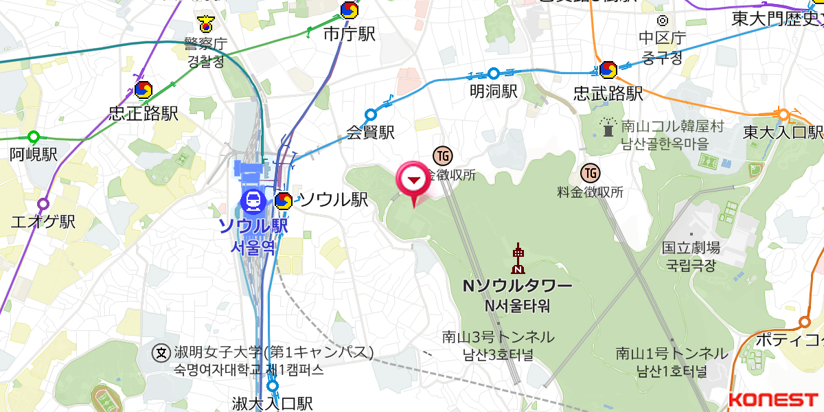 2025 Nソウルタワーへの行き方！徒歩やバスでのアクセスも紹介
