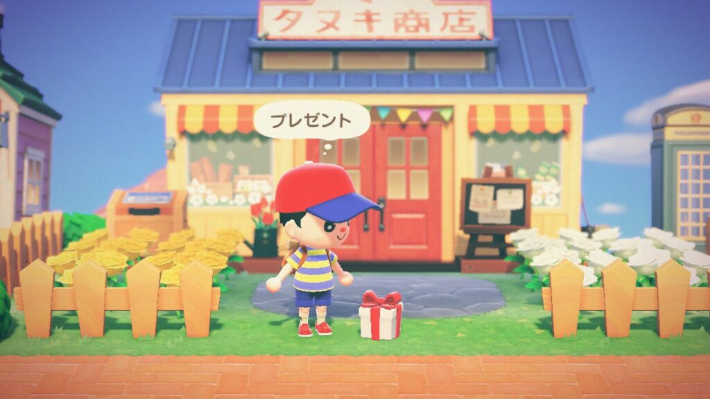 あつ森・内装 ウッド家具を使ったアメリカンなカフェ＆バー あつまれ