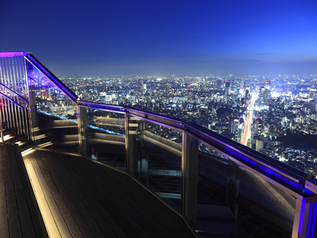 グランド ハイアット 東京」の夜景