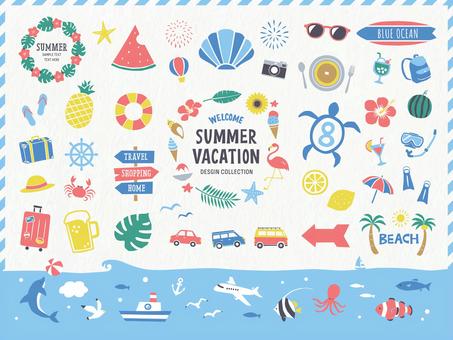 夏といえば海！夏・海・ビーチにまつわるイラスト特集SOZAIC.com