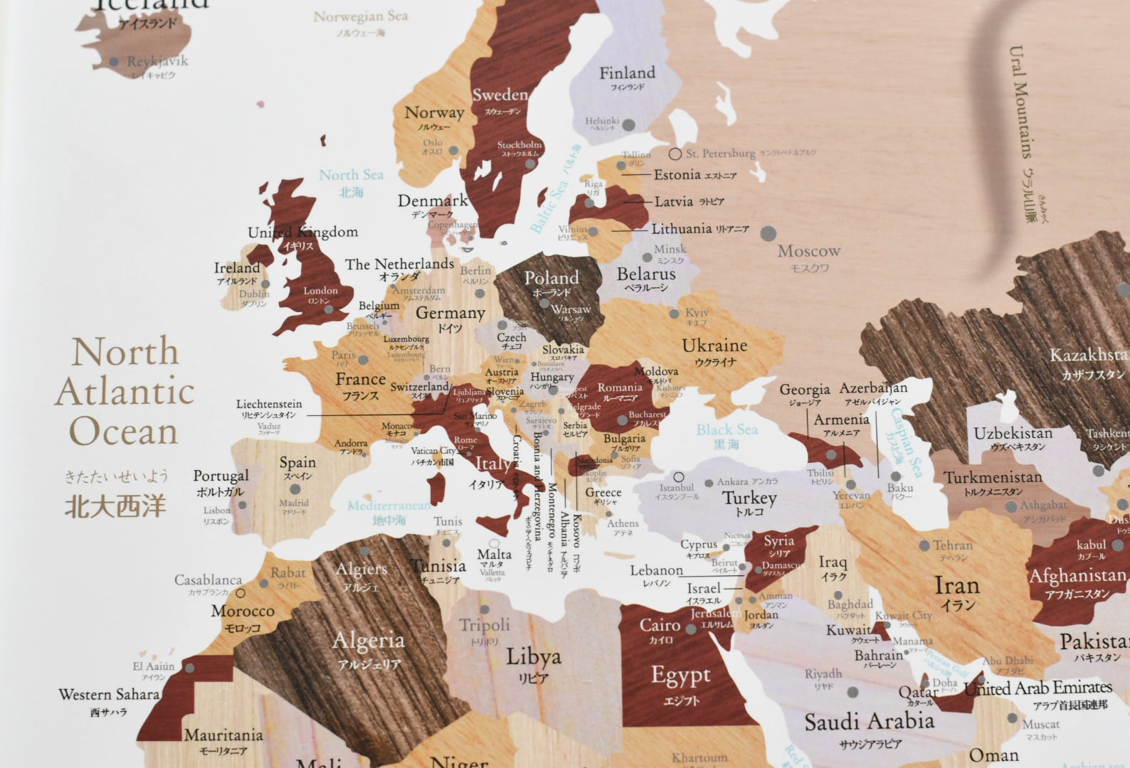 株式会社全教図3P世界全図