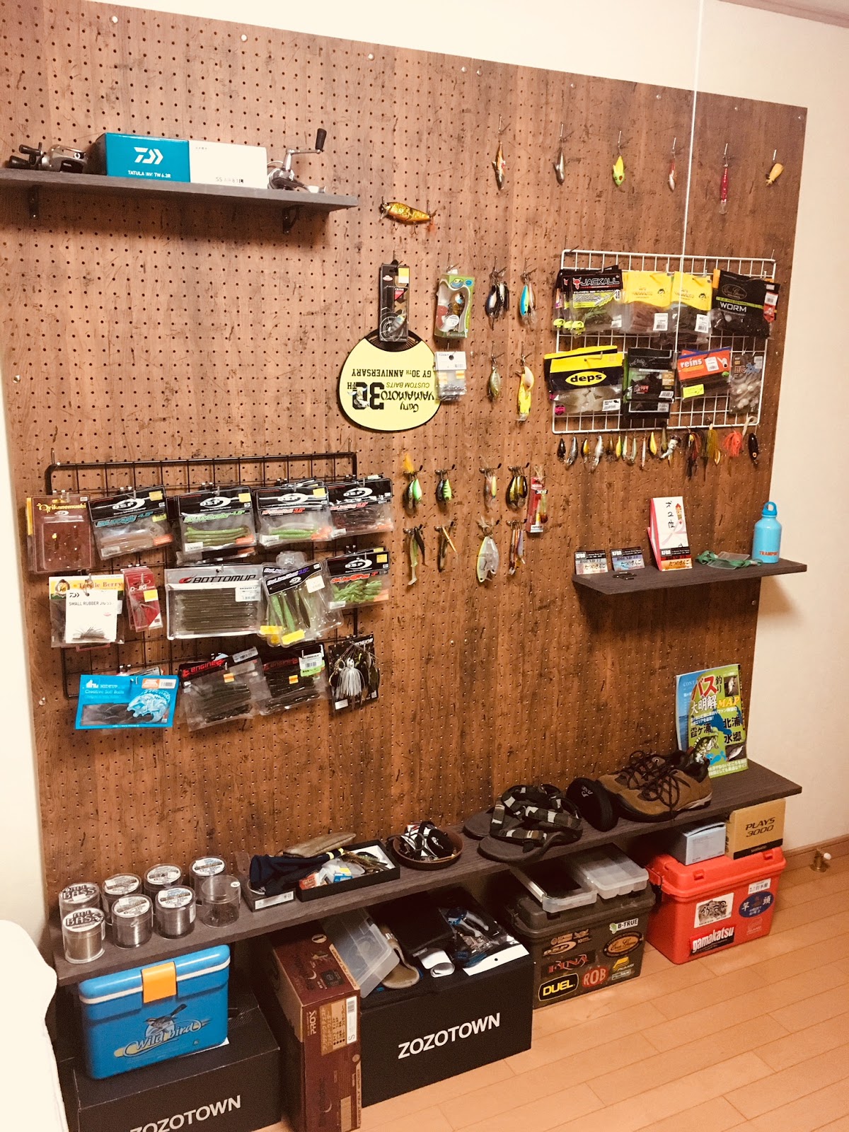 matsu釣り部屋紹介その2～完成編～ - matsuのビッグバイト日誌