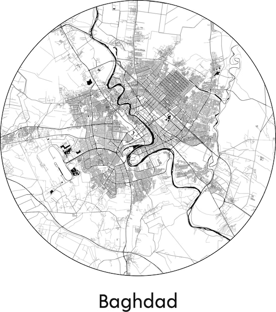 バグダッド @ 衛星写真集