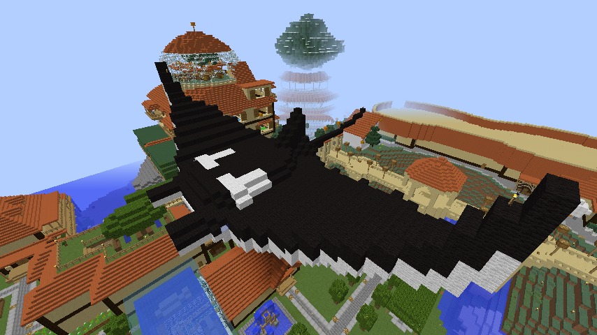 空飛ぶクルマMinecraft