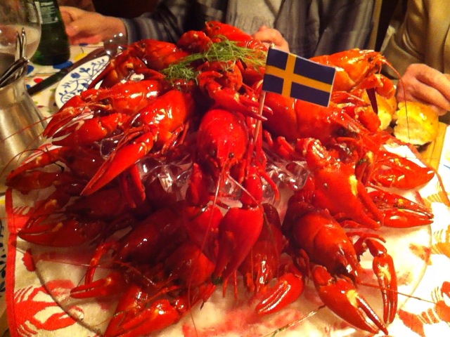 北極圏の晩夏に一人でザリガニパーティ