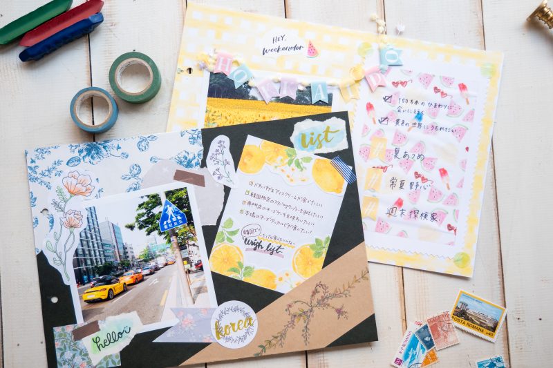 自由にスペースを区切る手作り卒園アルバム3つのアイデア見本卒アルペディア – 卒業 卒園アルバム作りのアイデア辞典