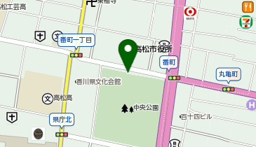 高松市立中央駐車場たかまつユニバーサルデザインマップ