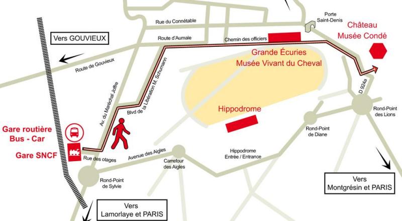 パリから日帰りで行けるシャンティイ城。美しい城と美術館と馬 - ローコストで度々旅々