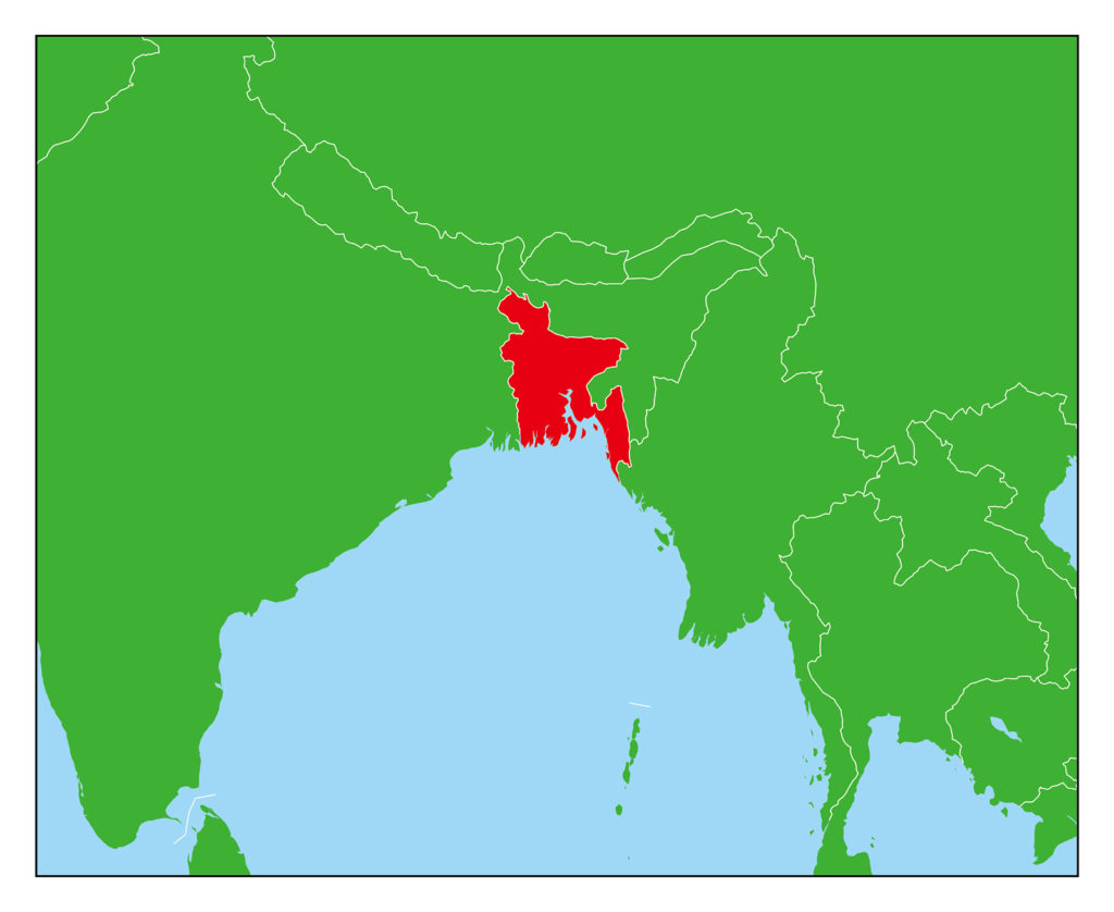 インド及びバングラデシュを襲ったサイクロンによる災害 平成22年4月国土地理院
