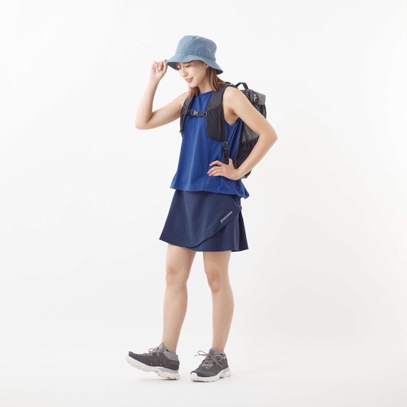 山下リオの批判された登山スカートがかわいい。トレッキング用って本当？旅のはなし