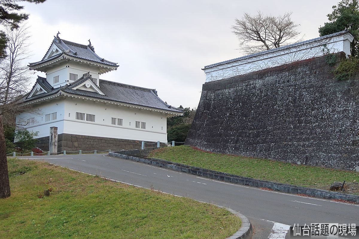 仙台市が仙台城大手門の復元を表明・2020年12月仙台.話題の現場@仙台風景写真館