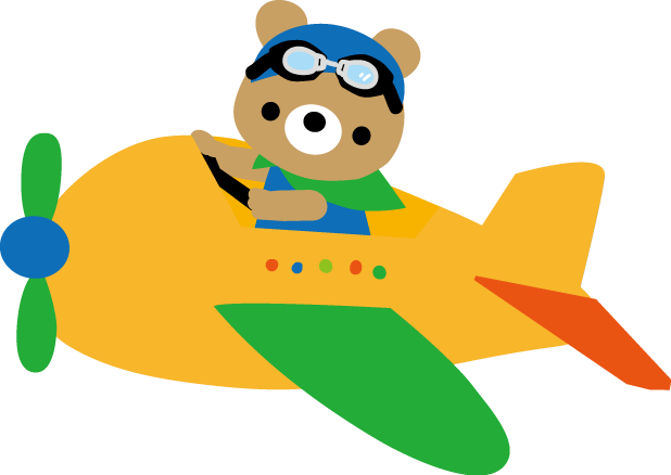 飛行機・ジャンボジェットのイラスト