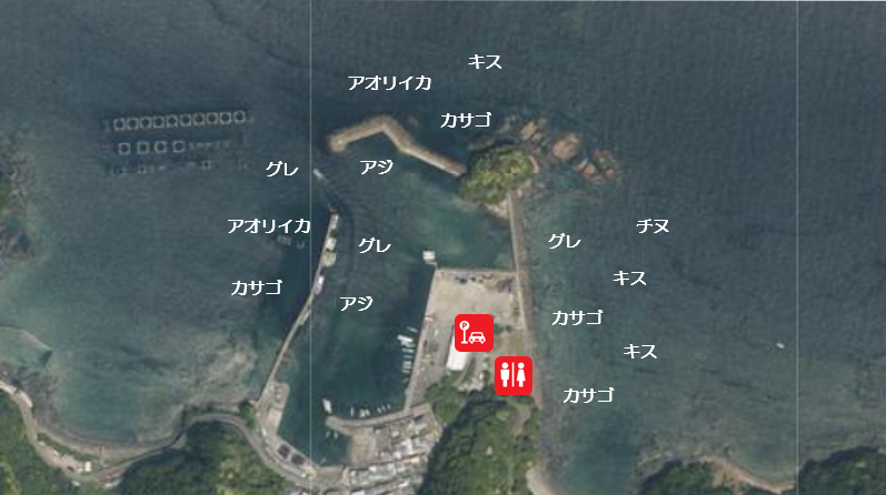 尾鷲港埋め立て地の釣りポイント紹介。車横付け可能です