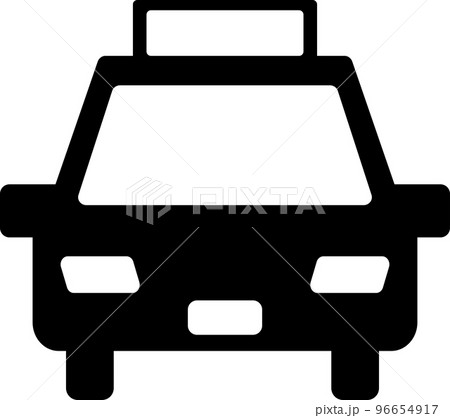 車の乗員 ピクトグラム ミニバン：イラスト無料