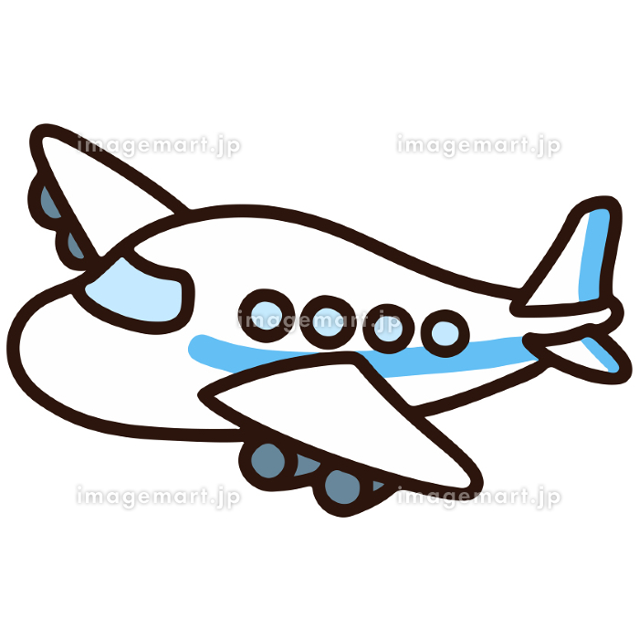 飛行機に乗る白い猫の無料 フリー イラストかわいい手描きの無料素材「てがきっず」保育園・小学校・介護施設にぴったりのフリー素材イラスト