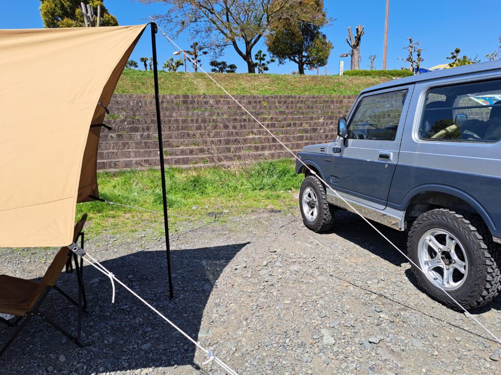 車×タープ」を120％楽しんでいる、お手本連結スタイル10パターン！CAMP HACK キャンプハック