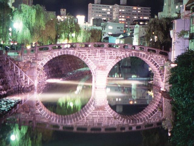 未来につなげ、青く美しい長崎の海！観光名所「眼鏡橋」をブルーにライトアップします！海と日本PROJECT 日本財団