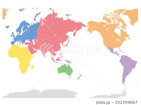 楽天市場 モンテッソーリ アジア大陸地図パズル Montessori Asia