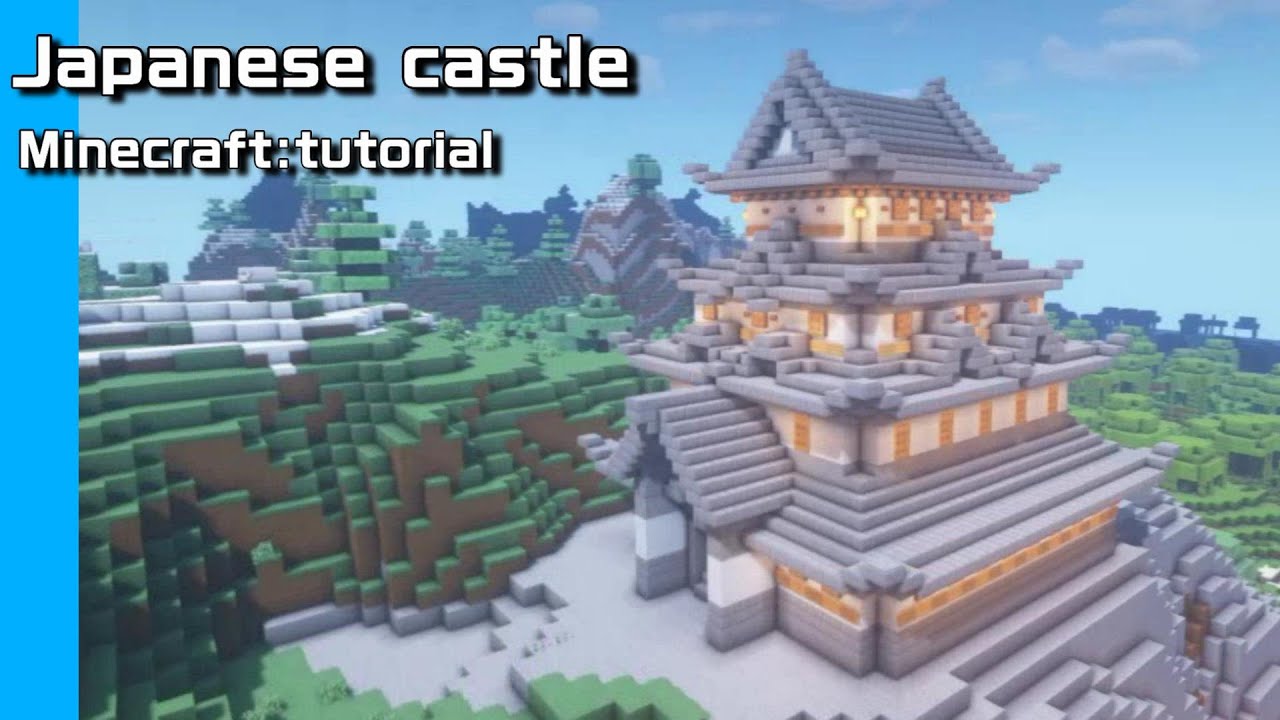 メルコット村にお城を建てる 追記有: みゅーずのマイクラ