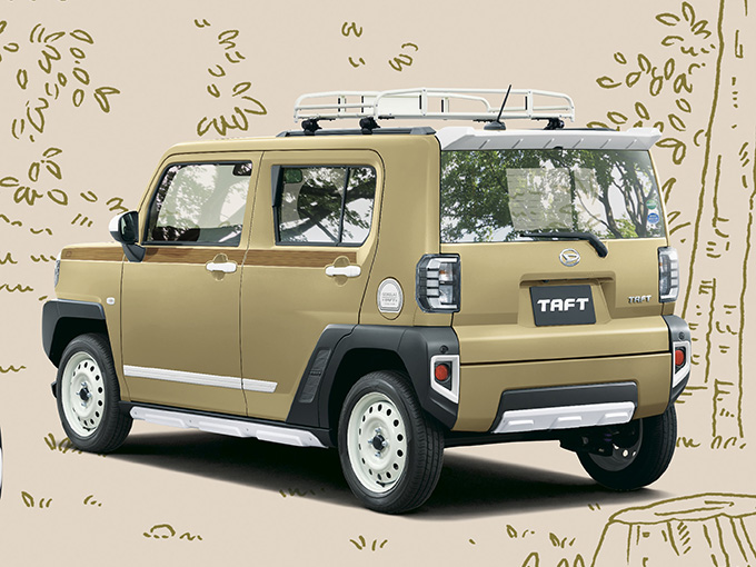 ブラウン系のかわいい自動車 - 女性のためのかわいい車 くるま