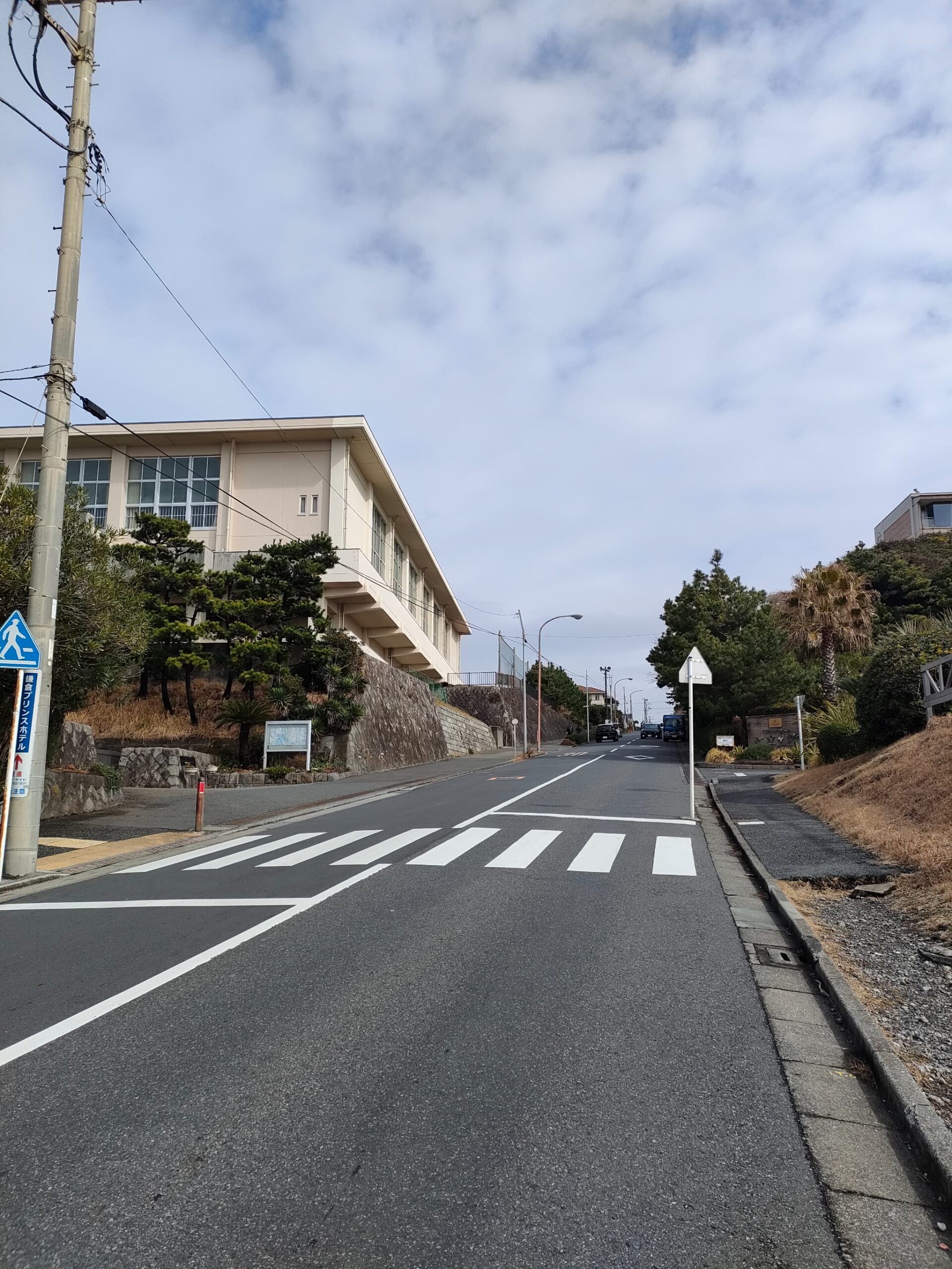 水彩画原画 海の見える踏切・鎌倉七里ヶ浜付近 ＃471 水彩画原画