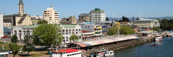 バルディビア-チリ地図-地図のバルディビア-チリ南米-ア