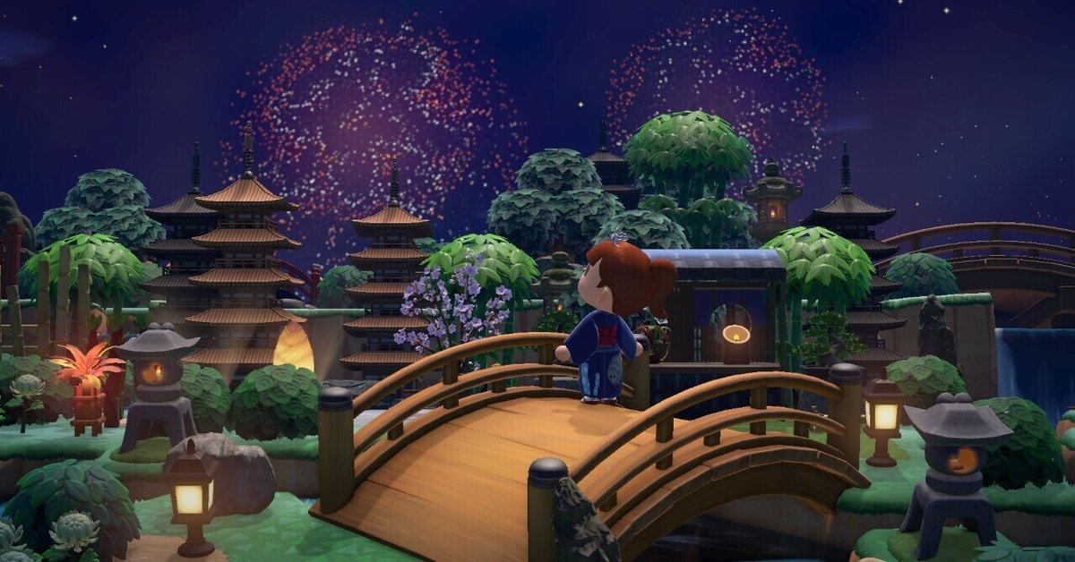 あつ森 たぬき商店周りのレイアウト～ポップで可愛い島の売店～ -