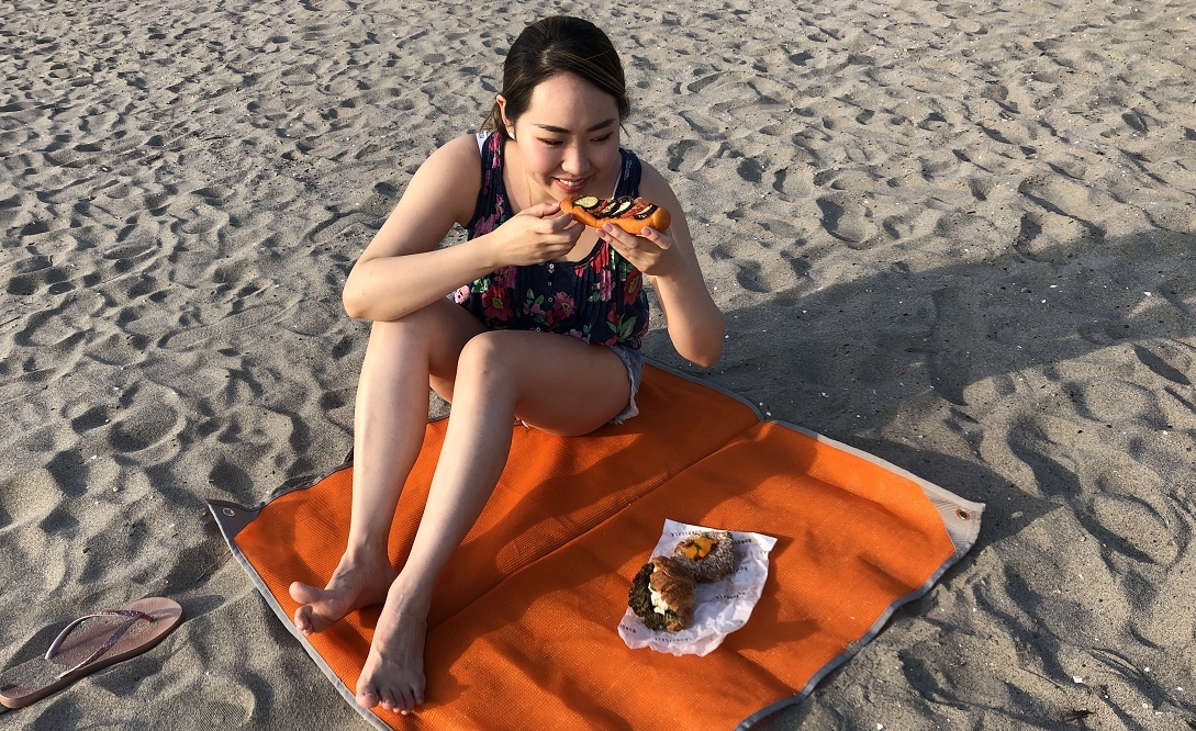 OUTLET アルミレジャーシート 海の生き物 約60×90cm 371104