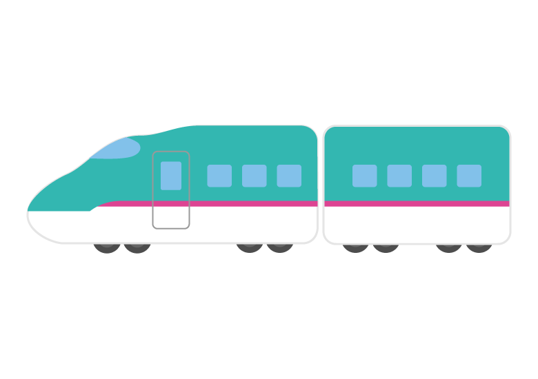 新幹線と富士山の無料イラストフリーイラスト素材集 ジャパクリップ