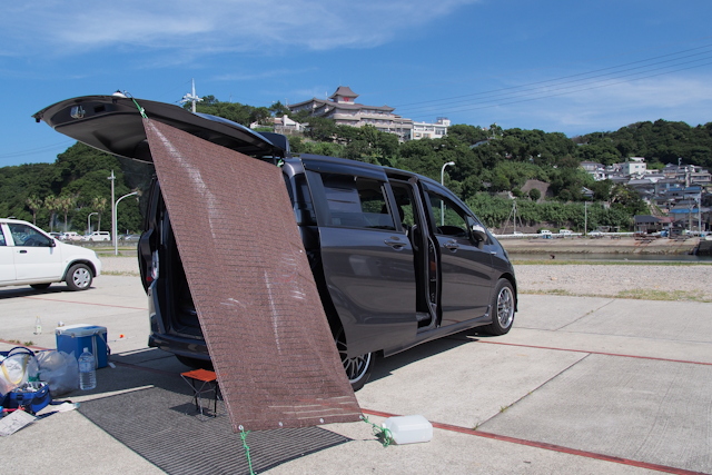 カーテント 車中泊 車