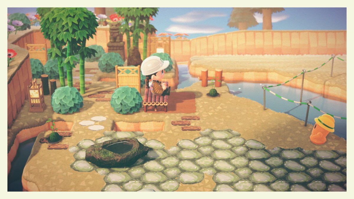 あつ森 花の素朴な石畳の紹介 マイデザイン配布終了- YouTube