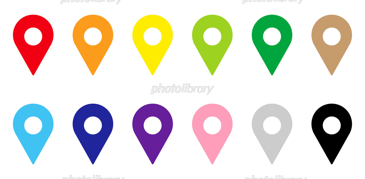 マップピンのイラスト「影付き・影なし」かわいいフリー素材集 いらすとや