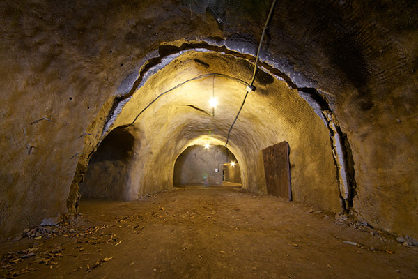 串良基地跡の地下壕第一電信室