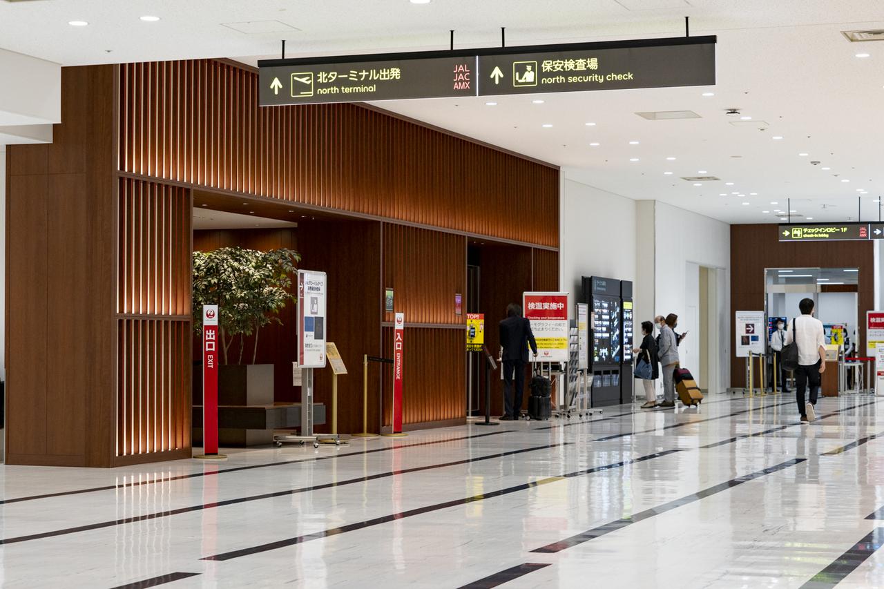 北ターミナルから出発する出発・到着の流れ大阪国際空港 伊丹空港