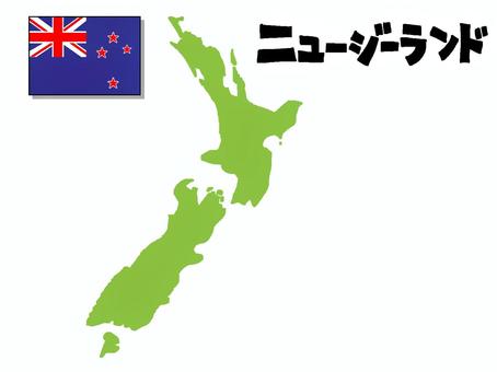 ニュージーランド 地図 国