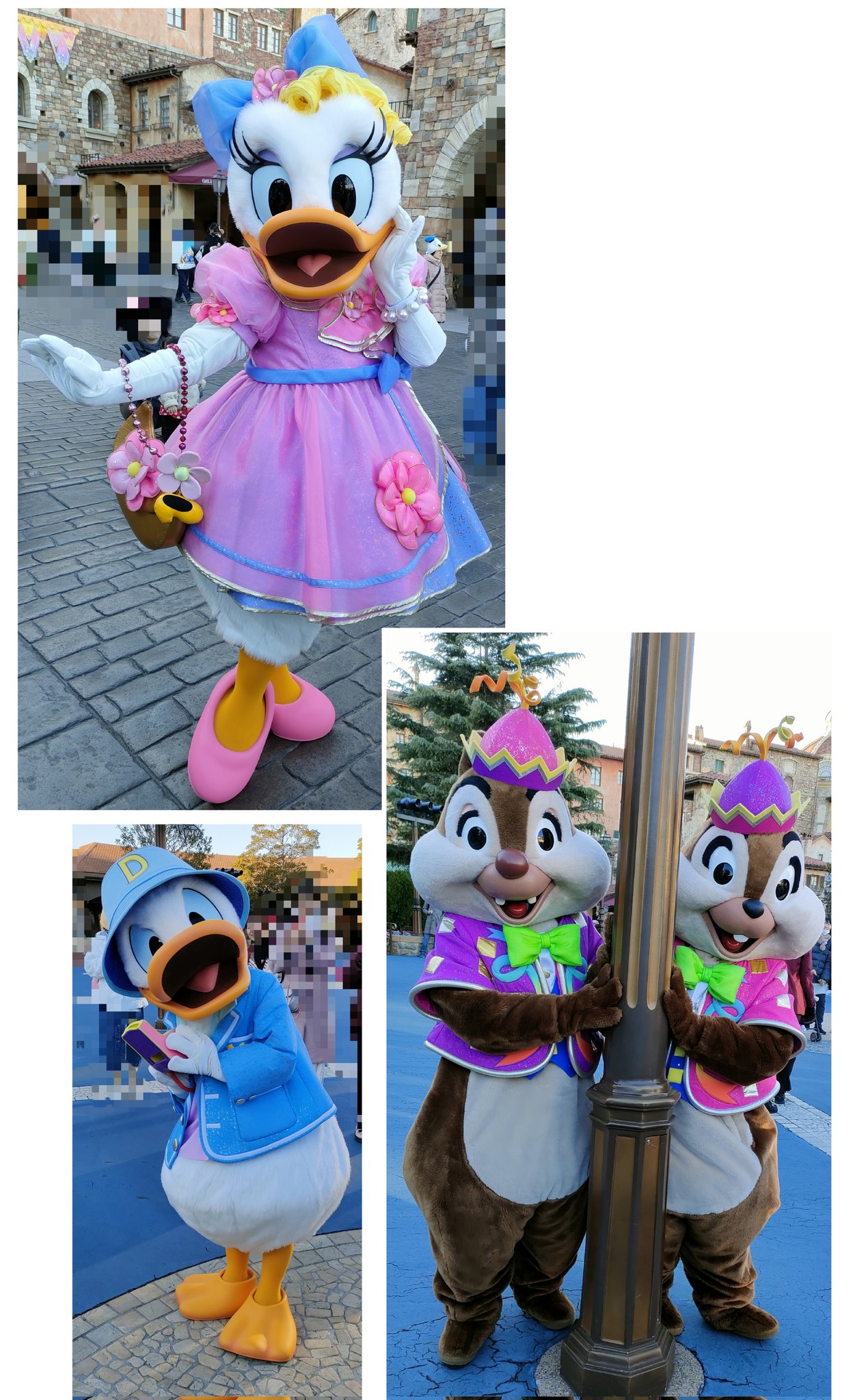 グリーティングのキャラクターは何分でお化粧直し?シーのプラザグリ、キャラクターの見分け方は?! : disney`s