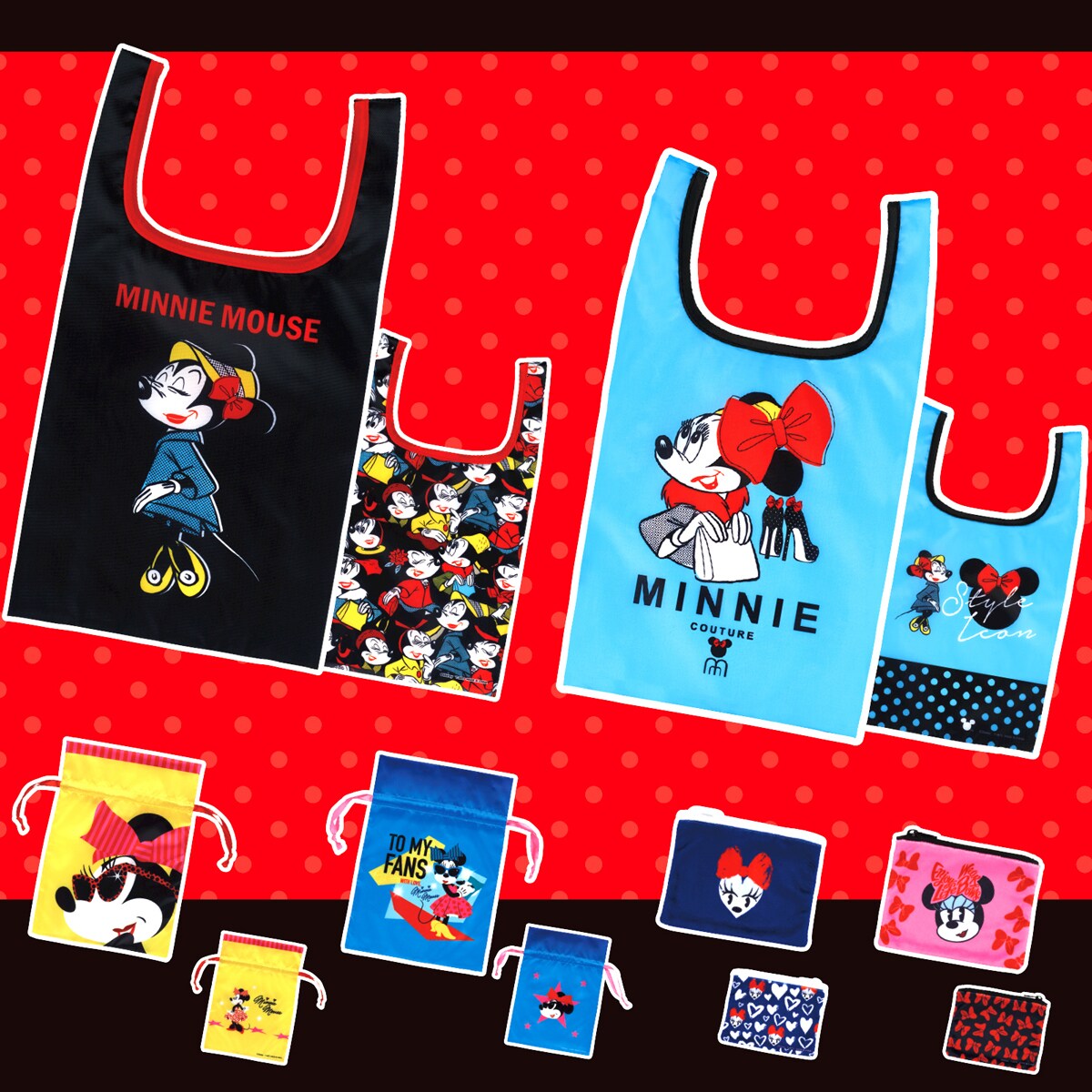 Disney - ディズニー エコバッグ ガチャガチャ