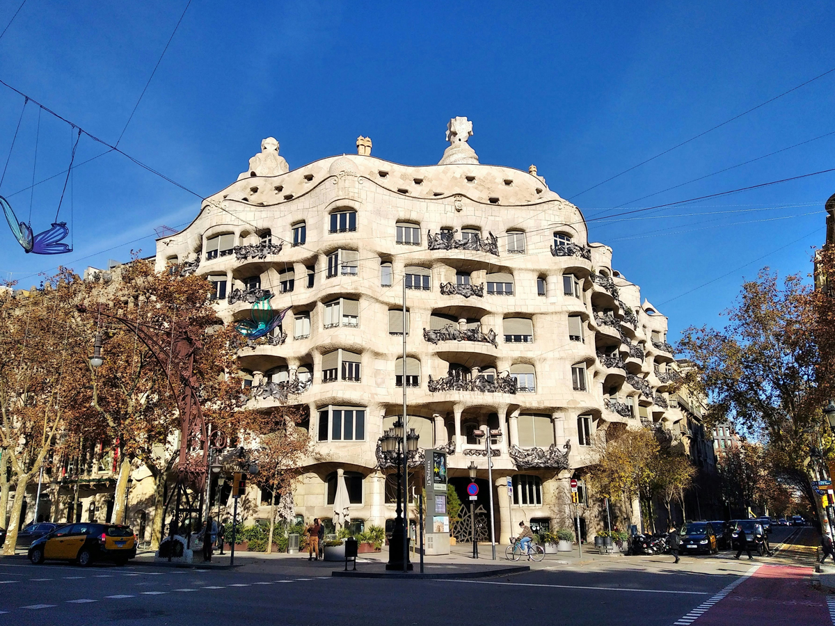 ホワイト&グレー、猫と住む集合住宅外観-fevecasa フェブカーサ