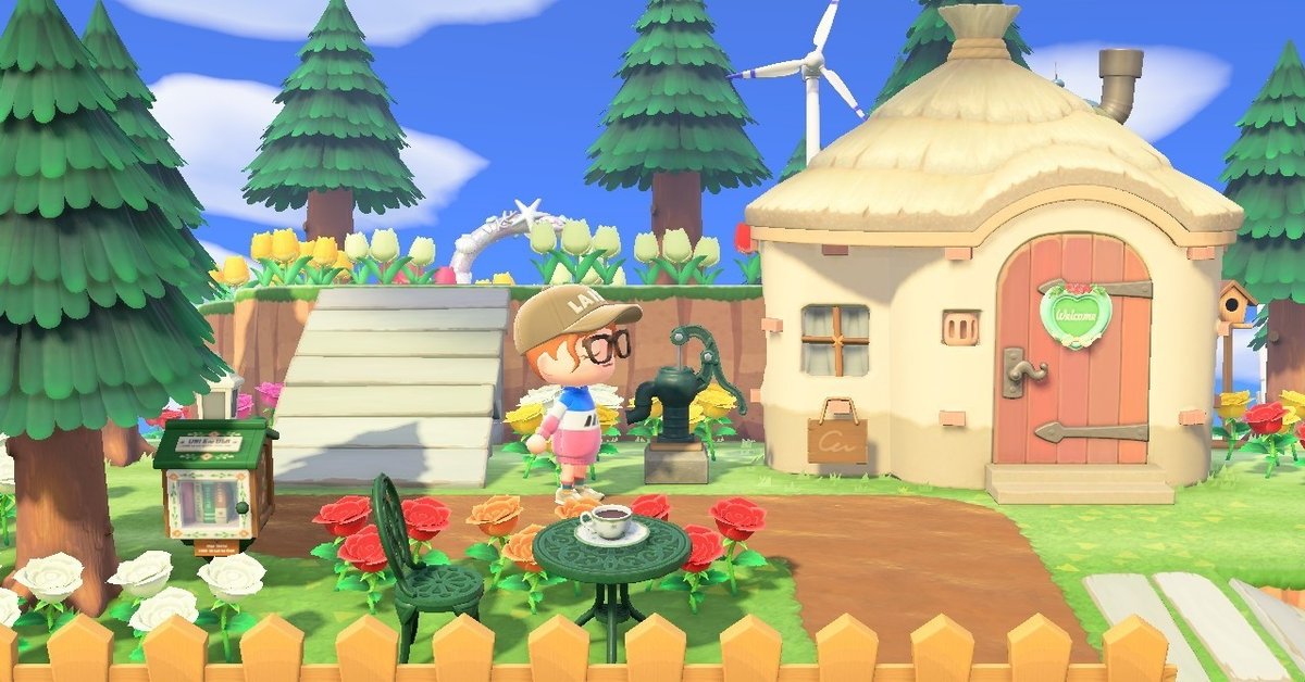 あつ森 足湯屋さん♨️🐒: 5×5マスシリーズ⑲和風島クリエイト