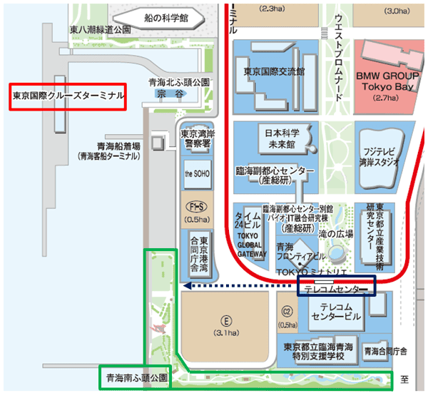 大型クルーズ船入港時の、常盤南駐車場のバス利用について –公式 長崎水辺の森公園