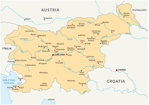 スロベニアの気温と降水量